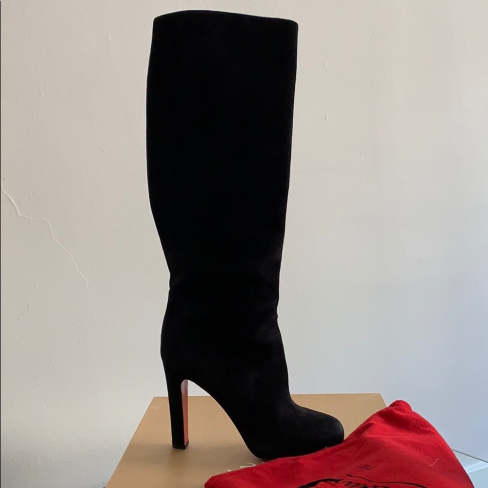 Christian Louboutin Vicky Botta 120 Suede - Black